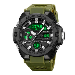 Montre de sport pour homme SKMEI 2383, vente en gros, mode, horloge numérique, analogique-numérique, chronographe, extérieur, 5ATM, Relogio Masculino - Product Image 1