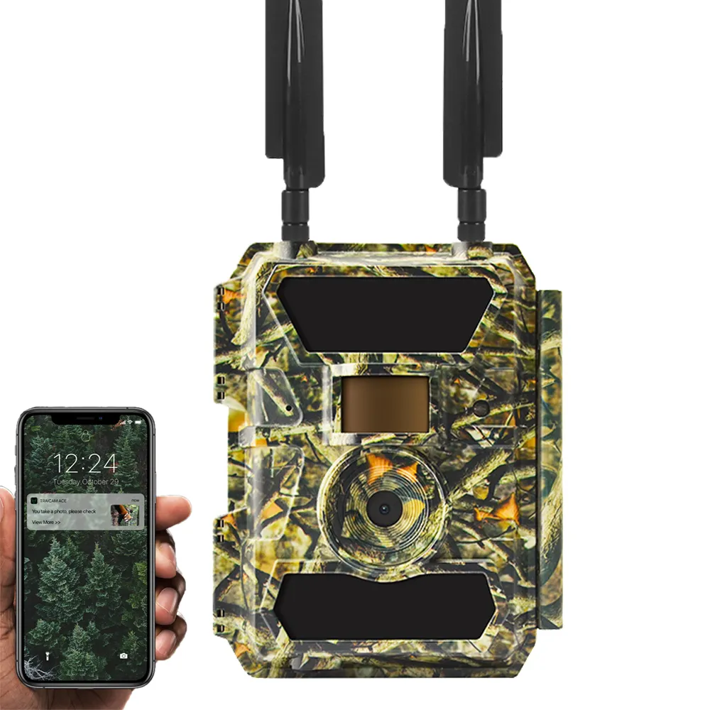 drahtlose 4g live-streaming solar-tracking-kamera für draußen jagdspur-kamera für die jagd