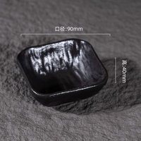 Piring Kecil Restoran Motif Batu Jepang Keramik Mewah, Mangkuk Saus Kecap, Piring Pernikahan, Aman untuk Mesin Cuci Piring