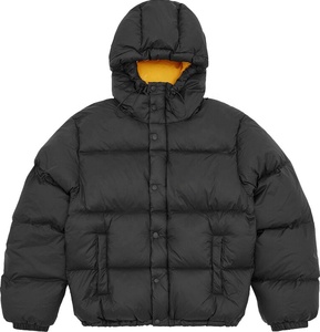 Giacca Piumino Invernale Personalizzata di Alta Qualità, Reversibile, in Nylon Nero, Imbottita in Piuma d'<span class=keywords><strong>Oca</strong></span>, con Cappuccio Rimovibile - Product Image 2