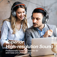 OneOdio-Écouteurs supra auriculaires gratuits pour la surveillance et le mixage en studio, oreillettes en cuir protéiné d'isolation sonore, pilote de 50mm