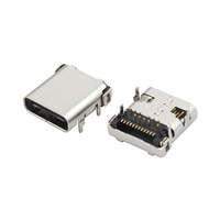 ZhuSun Jack USB 3.1 Typ-C Buchse Frontstecker DSC-0083 LCP-Material 0,5m Länge
