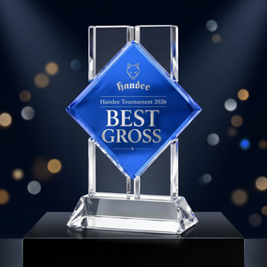 High Quality Golf <b>Trophy</b> Luxury <b>Trophy</b> Premium Crystal Award <b>Trophy</b> Executive Recognition Award Custom Engraved Crystal Metal - Product Image 5