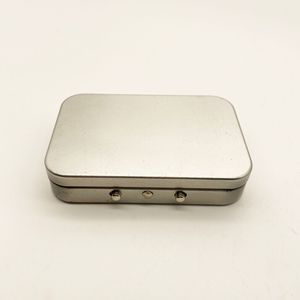 Food Grade Iron <b>Tinplate</b> Rectangular Tin Box Child-Resistant and Recyclable for Candy Mint Packaging with Embossed Logo - Product Image 2