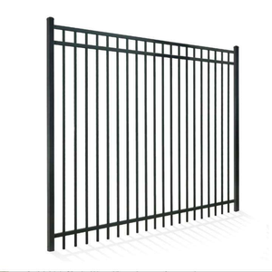 Panel de Cerca de Acero Resistente con Recubrimiento de Polvo Negro, Cerca de Acero Soldada, Hermosa Cerca Decorativa de Tubo Cuadrado - Product Image 4