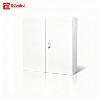 Boîtier Électrique Métallique Robuste ECcontrol, Classe IP65, Boîte de Distribution, Gestion du Câblage Industriel et Commercial, Revêtement Poudré