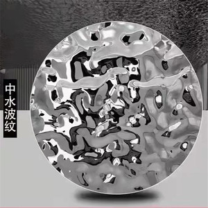 不锈钢304板材金色天花板墙壁水波纹冲压装饰不锈钢板材 - Product Image 3