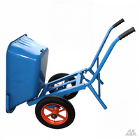 Plateforme de chariot à main pliable en métal robuste de haute qualité pour le jardin, capacité de charge de 150 kg