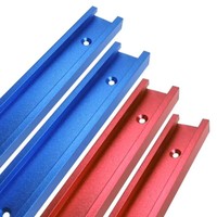 30 tipo Chute T Track Rail Guide Channel Herramienta de carpintería de aluminio Aleación T-tracks Slot Mitre Track