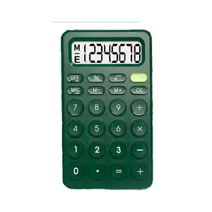 New stationery Battery Energy durable mini pocket cute calculator for school students kids adults using in different colors