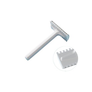 Rasoir jetable Yaji Pharmaceutical, lame en acier inoxydable, corps en plastique, pour la coupe des cheveux - Product Image 1