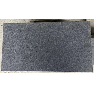 Revestimiento de pared Exterior de piedra Natural pulida, losas de granito negro, azulejo chino - Product Image 4