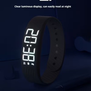 Reloj Deportivo Unisex con Alarma, Podómetro, Contador de Pasos, <span class=keywords><strong>Cronómetro</strong></span>, Luminoso e Inteligente - Product Image 4