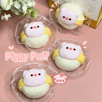 Jouet Squishy en forme de cochon, à remontée lente, anti-stress, pour soulager l'anxiété, décoration de bureau, cadeau de fête