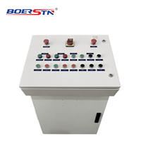 Armoire de commande électrique industrielle PLC, boîte de distribution d'alimentation avec panneau de commande à boutons poussoirs pour système d'automatisation
