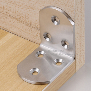 Soporte de esquina de acero inoxidable, conector triangular de ángulo recto de 90 grados para fijación de mesas y sillas - Product Image 3