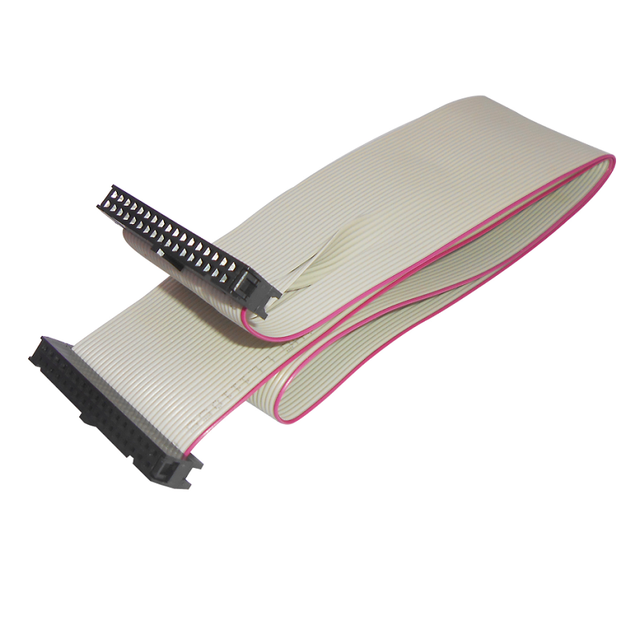 2.54mm Pitch 34 Pin Insulation Displacement Connector Floppy Disk Drive Flat Ribbon Cable