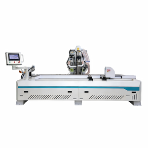 Ahşap Otomatik Kapı Kilitleme Makinesi, Menteşe Delme Tezgahı Dolap Kapısı Yapımı Ahşap İşleme Kilit Deliği Menteşe Delme Makinesi - Product Image 1