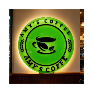 Azienda interna 3D logo della Reception Custom <span class=keywords><strong>Led</strong></span> segno di bordo luce in acrilico segno <span class=keywords><strong>Led</strong></span> in metallo oro retroilluminato <span class=keywords><strong>Led</strong></span> Business Sign - Product Image 5