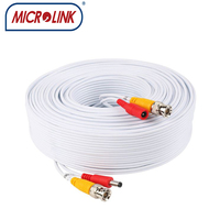 Cable de cámara cctv siamese coaxial rg58/rg59/rg6 con cable de puente coaxial dc para sistema de cámara HIKVISION