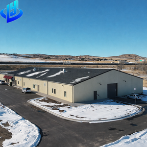 Металлический коммерческий здание-трансформер для розничной торговли и обслуживания с навесом, быстровозводимое, из стальных конструкций, с панелями R-типа - Product Image 6