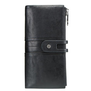 New Product Genuine <b>Leather</b> Passport ID Multifunction <b>Phone</b> <b>Bags</b> Wallets - Product Image 1