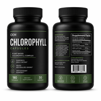 Capsules de Chlorophylle Premium OEM Marque Privée Chlorophylline Cuivre-Sodique Spiruline Alfalfa Marque Blanche Qualité Professionnelle Vrac