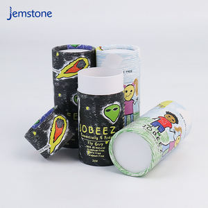100% recyclé biodégradable usine en gros personnalisé couleur imprimé tube de papier d'emballage avec couvercle - Product Image 1