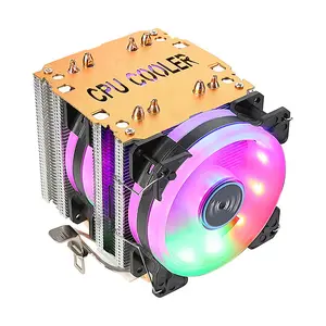 CPUS Cooler 4 heatpipes 3 Fans Radiator Cooling with RGB fan CPU air cooler for Am2 AMD Am4 AMD3