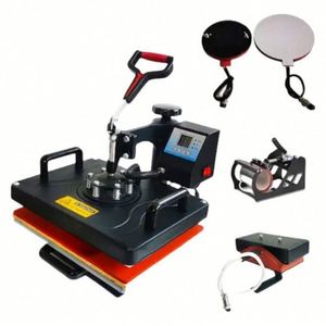 Prensa de Calor 5 en 1 Versátil para Transferencias Térmicas Personalizadas en Prendas, Ideal para Camisetas, Gorras y Tazas - Product Image 3