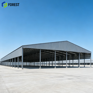 Almacén Modular de Estructura de Acero de Grado Industrial, Terminal Comercial de Carga de Gran Altura, Instalación de Depósito - Product Image 1