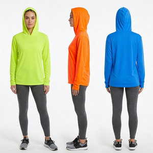 Camisetas <span class=keywords><strong>de</strong></span> <span class=keywords><strong>Trabajo</strong></span> con Capucha Personalizables Dri-Fit Reflectantes <span class=keywords><strong>de</strong></span> <span class=keywords><strong>Manga</strong></span> Larga - Product Image 2