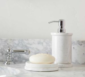 Juego de Ocho Piezas Stonekocc, Mármol Natural <span class=keywords><strong>Monique</strong></span> Lhuillier, Ecológico, de Lujo, Personalizado, Hecho a Mano, para Baño de Hotel u Hogar - Product Image 4
