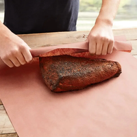 Rouleau de papier de boucher imprimé Sublimation biodégradable étanche Barbecue papier Kraft pour emballer la viande