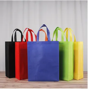 Di modo personalizzato sacchetto di acquisto non tessuto prezzo a buon mercato riciclabile ecologico promozionale pp non tessuto tote bag