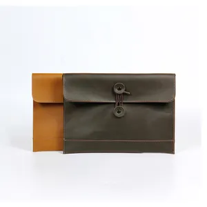 <strong>Leather</strong> Envelope Folder <strong>Case</strong> Portfolio Mens Clutch Portfolio Sleeve <strong>Case</strong> for Padfolio File Folder A4 <strong>Document</strong> Organizer - Product Image 1