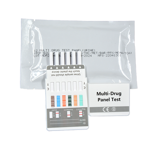 Bandes d'urine 10 paramètres de test d'urine une étape de diagnostic panneau de test de drogue, papier de test d'urine pour laboratoire - Product Image 4
