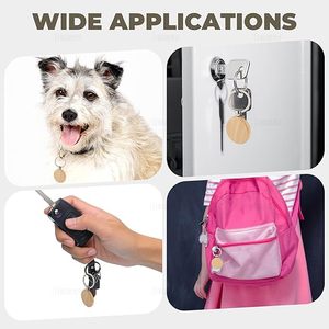 พวงกุญแจ DIY แบบขายส่ง ไม้เปล่าสำหรับสลัก พวงกุญแจไม้ ห่วงกุญแจ ป้ายกุญแจ ของขวัญส่วนตัว EDC หรือของขวัญที่ดีที่สุดสำหรับงานฝีมือ - Product Image 6