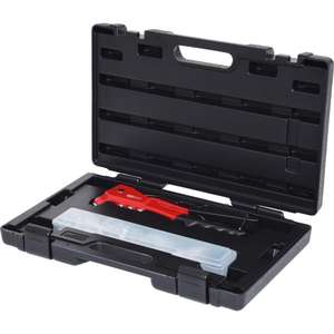 KS TOOLS-150,9520 Juego de herramientas de remachado manual + 200 remaches, 20(5 uds)-CUERPO EAN 4042146136263 Y CHAPAS DE METAL - Product Image 1