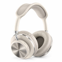 Headphone Nirkabel Custom Over Ear dengan Mikrofon Peredam Kebisingan Stereo Lipat dalam 4 Warna