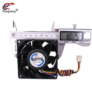 Nhà Máy Sản Xuất Quạt Làm Mát DC 8032 80X80X32Mm 12Volt 24V Fan Quạt Thông Gió Bằng Nhựa Tốc Độ Cao Quạt Thông Gió 80Mm - Product Image 1