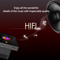 H64 Amplificador de Audio Mini de 4 Pulgadas con Sistema Android 10.0, Alexa, WIFI, Estéreo, para Cine en Casa, Amplificador de Pared