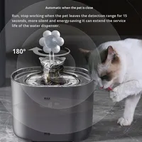 Distributeur d'eau automatique en plastique pour animaux de compagnie, source d'eau circulante intelligente pour chats et chiens, grande capacité 2L, léger 0,6KG