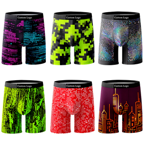 <span class=keywords><strong>Boxer</strong></span> da Uomo in Poliestere e Spandex con Design Bestseller, Pantaloncini Stampati di Alta Qualità, Intimo Personalizzato con Logo per Uomo, <span class=keywords><strong>Taglie</strong></span> Grandi - Product Image 2