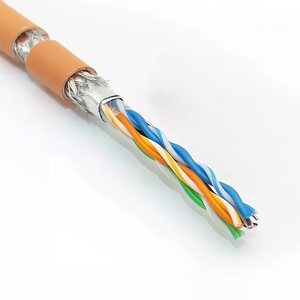 Câble Ethernet Cat5e, câble réseau <span class=keywords><strong>Internet</strong></span>, solide, SFTP, cuivre pur nu, 24AWG, 1000 pieds, <span class=keywords><strong>orange</strong></span> - Product Image 5