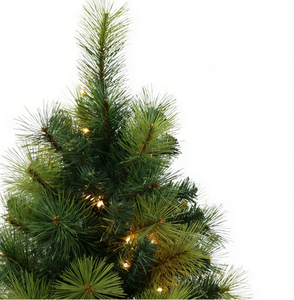<span class=keywords><strong>Sapin</strong></span> de Noël Artificiel 2,3 m Pré-éclairé Lumières Incandescentes Blanc Chaud 500-1000 <span class=keywords><strong>LED</strong></span>, Épinette Bleue Réaliste et Dense pour la Maison - Product Image 2