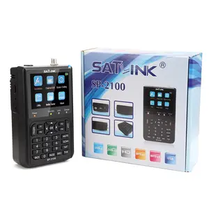 MPEG-2/4 디지털 SP-2100 HD DVB-S Satlink 3.5 인치 LCD 컬러 스크린 대체 WS-6906 WS 6908