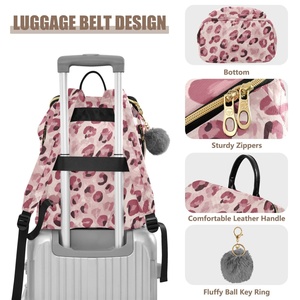 <b>Print</b> <b>Leopard</b> <b>Print</b> Design Top Quality Customs Large Capacity Daily Use Fashion Gold Zipper Pocket <b>Backpack</b> - Product Image 4