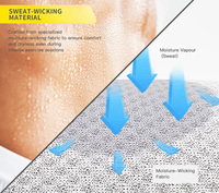 Gimnasio Térmico Sudor Absorbente Cintura Entrenador Fajas Vientre Banda Estómago Envoltura Sauna Cinturón para Mujeres y Hombres