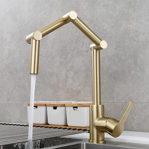 Riempitivo per pentola sul piano di cottura rubinetto piano piano di montaggio pieghevole pentola di riempimento da cucina con giunto estensibile fornelli a braccia oscillanti - Product Image 2